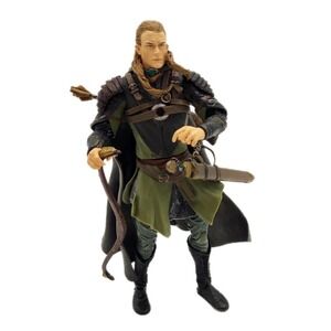 Vintage 2002 Lord of the Rings The Two Towers Legolas Action Figure